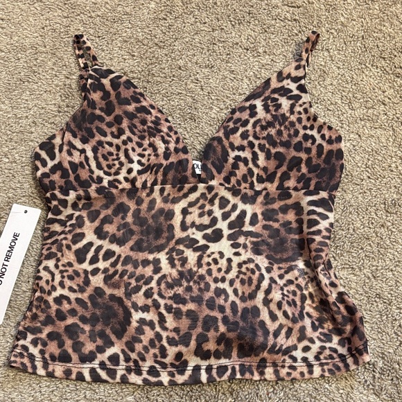 Princess Polly Tops - Princess Polly Leopard Print Camisole